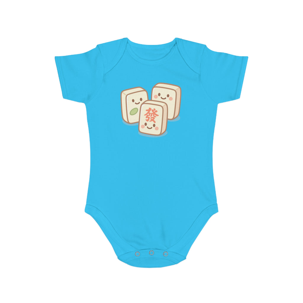Mahjong Tile Baby Bodysuit – Cute Mahjong Tiles Infant Onesie