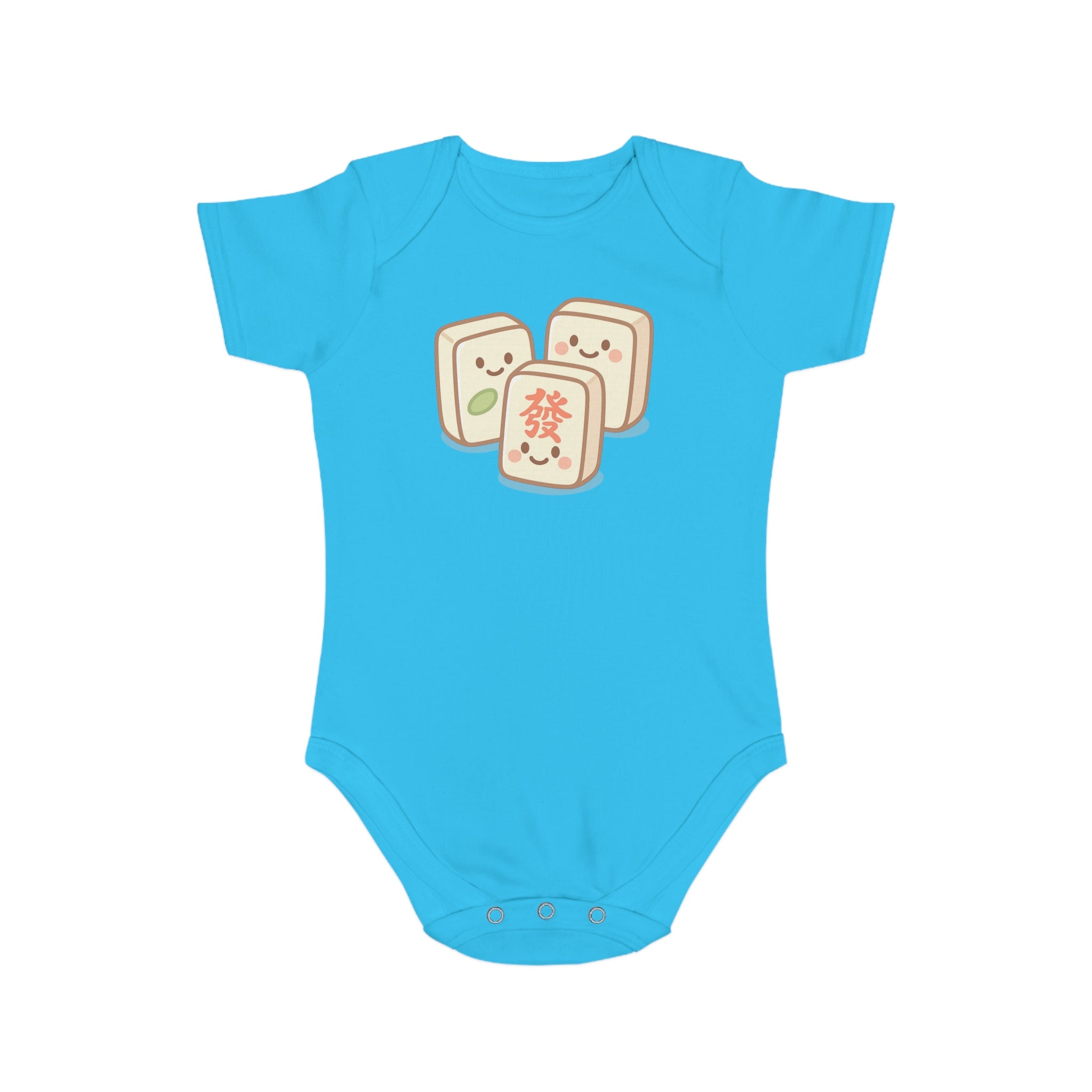 Mahjong Tile Baby Bodysuit – Cute Mahjong Tiles Infant Onesie