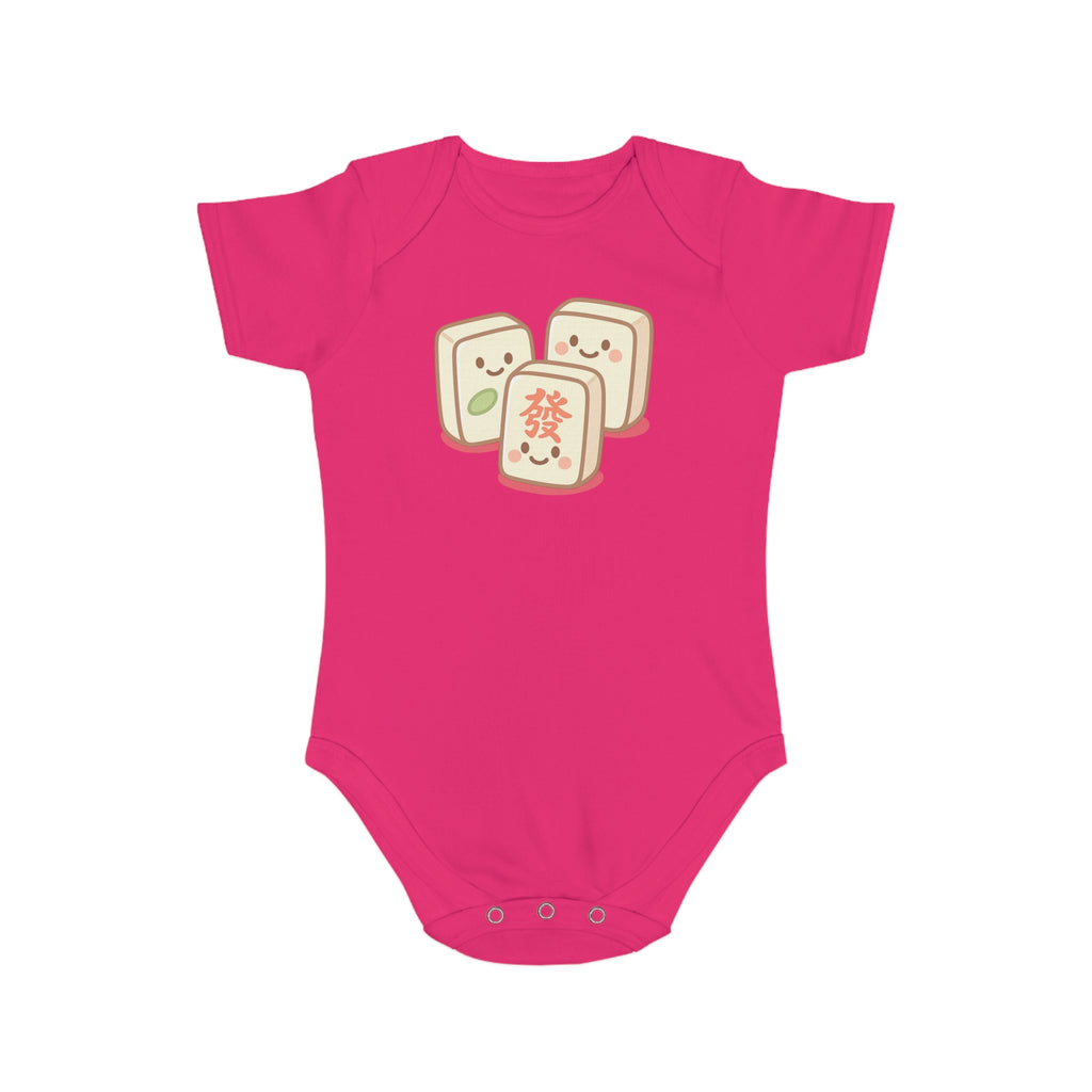 Mahjong Tile Baby Bodysuit – Cute Mahjong Tiles Infant Onesie