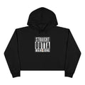 Straight Outta Mahjong Crop Hoodie