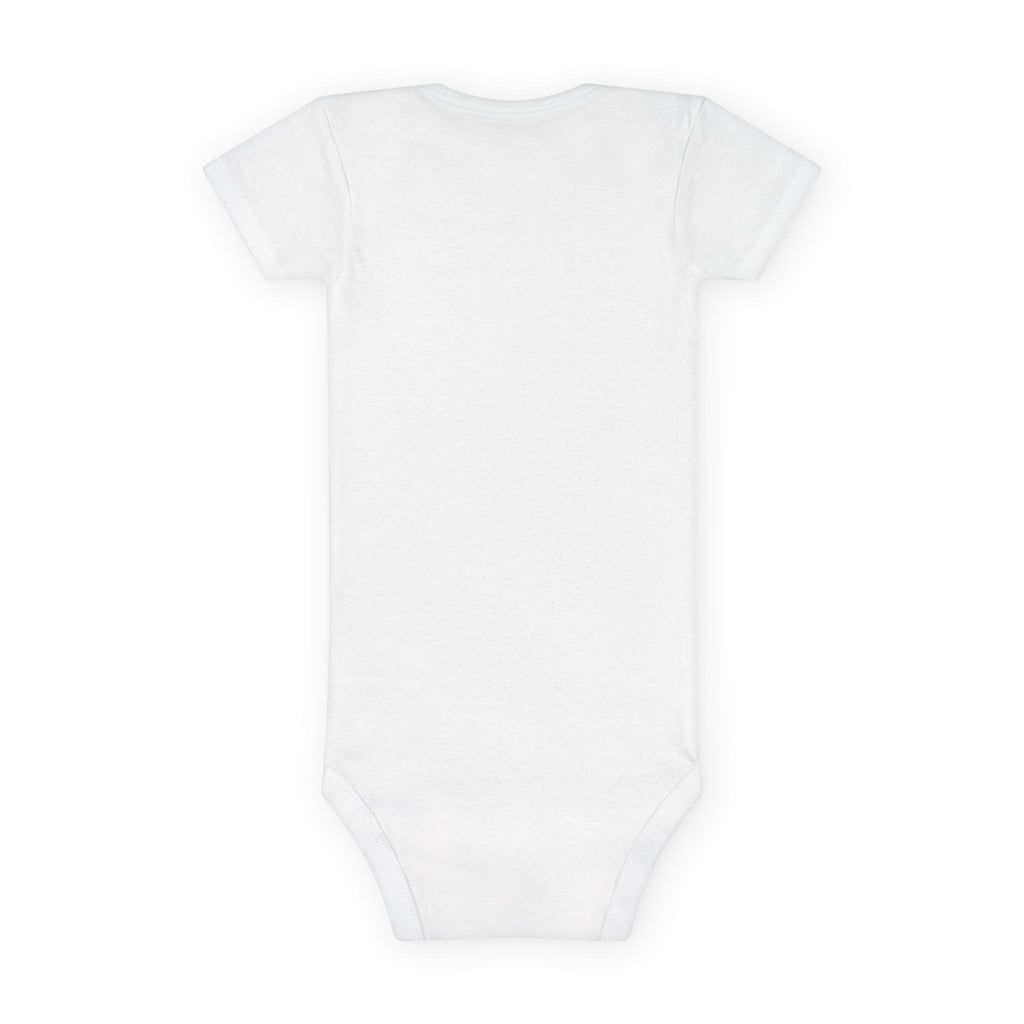 Mahjong Character Baby Onesie — Red & Black Kanji Bodysuit