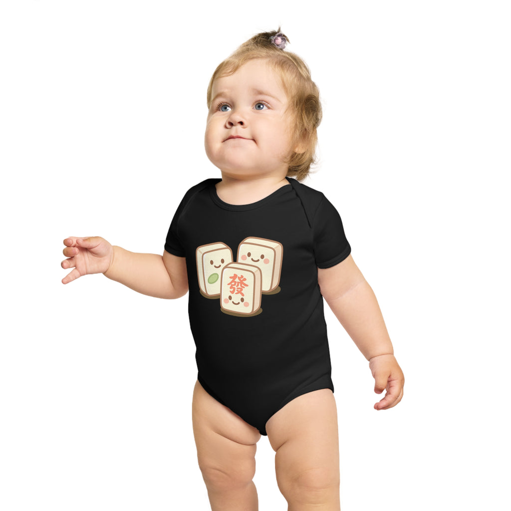 Mahjong Tile Baby Bodysuit – Cute Mahjong Tiles Infant Onesie