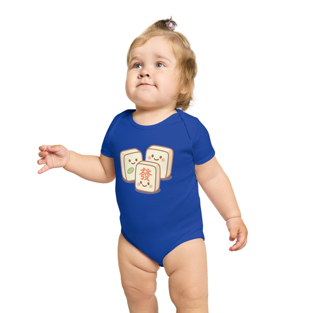 Mahjong Tile Baby Bodysuit – Cute Mahjong Tiles Infant Onesie