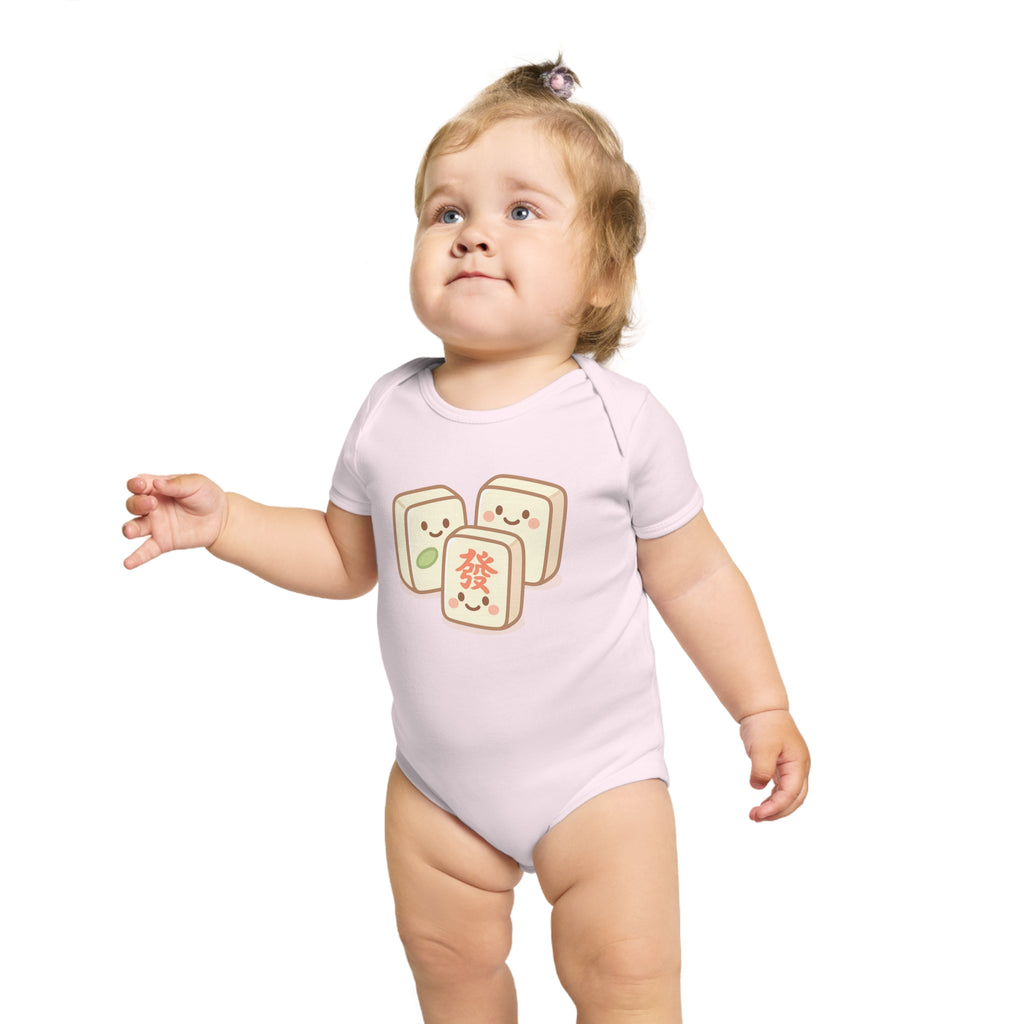Mahjong Tile Baby Bodysuit – Cute Mahjong Tiles Infant Onesie