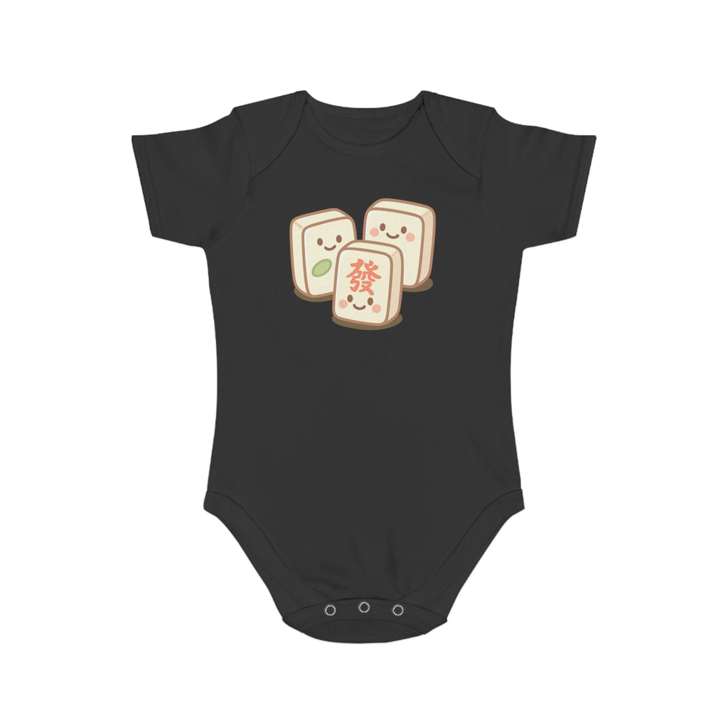 Mahjong Tile Baby Bodysuit – Cute Mahjong Tiles Infant Onesie