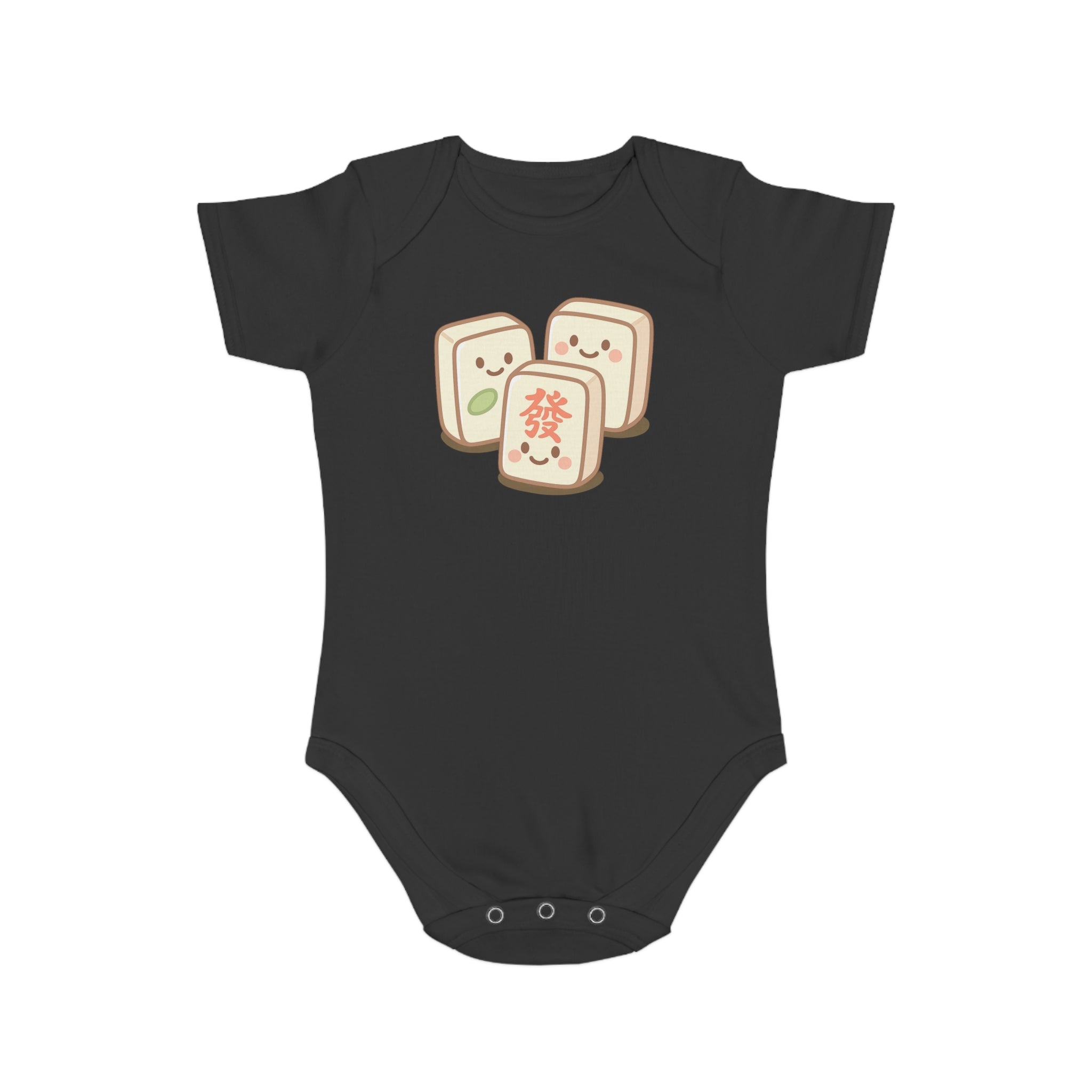 Mahjong Tile Baby Bodysuit – Cute Mahjong Tiles Infant Onesie