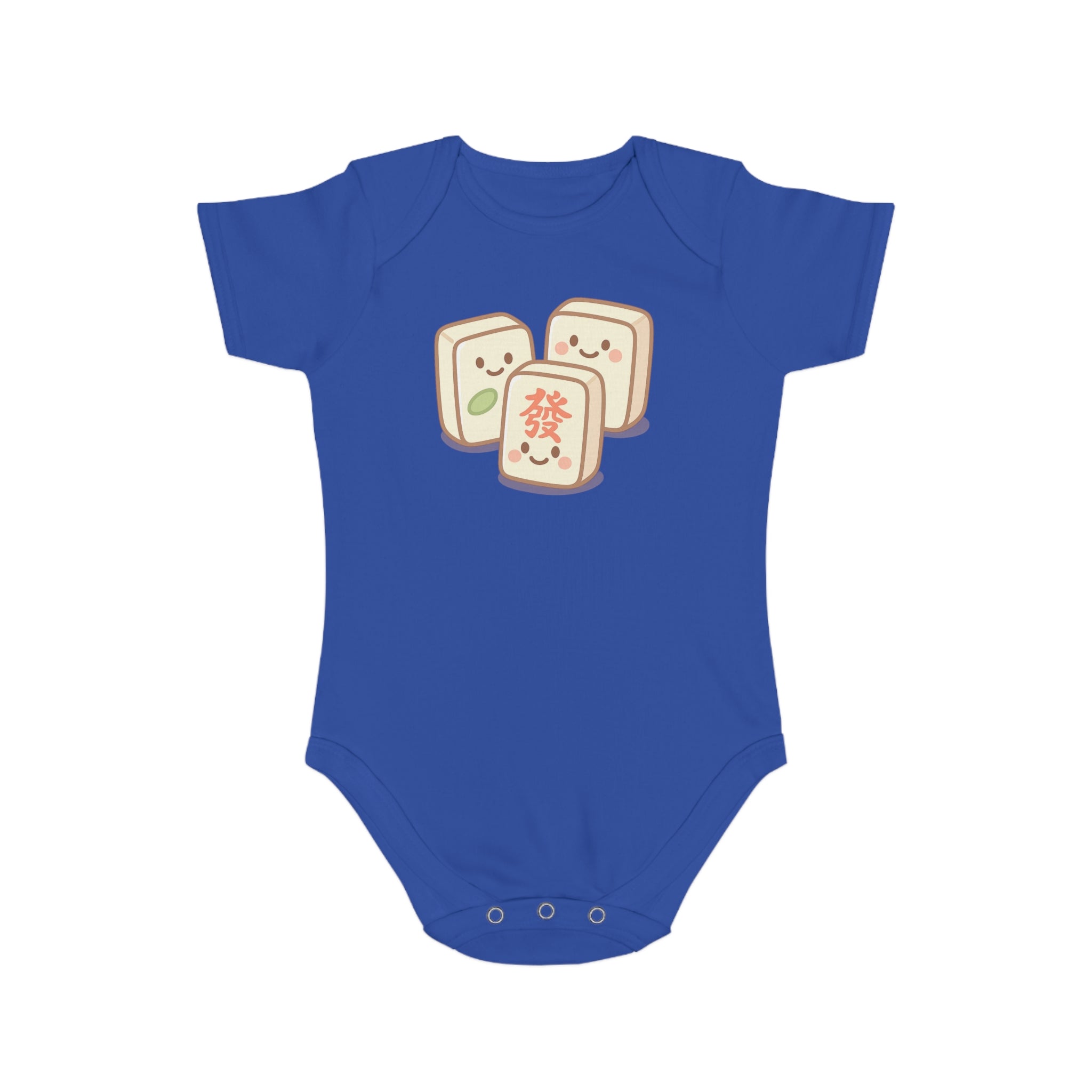 Mahjong Tile Baby Bodysuit – Cute Mahjong Tiles Infant Onesie